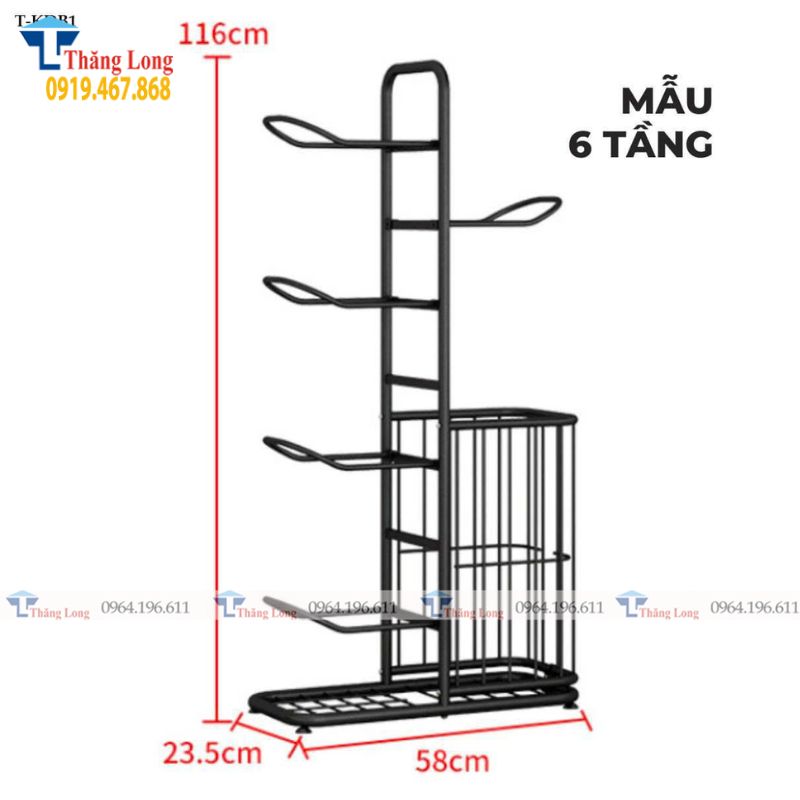 Kệ đặt bóng và vợt